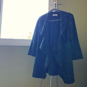 CALVIN KLEIN Patterned Blazer (size 8)